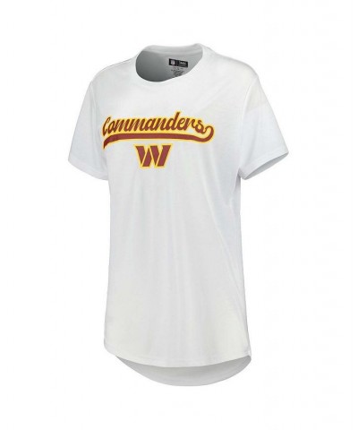 Women's White Charcoal Washington Commanders Sonata T-shirt and Leggings Sleep Set White, Charcoal $41.24 Pajama
