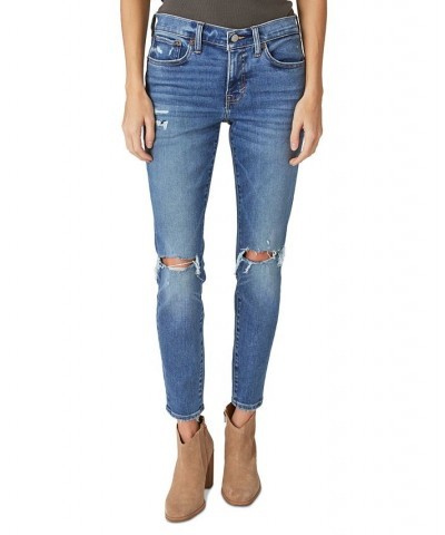 Women's Ava Mid-Rise Ripped Skinny Jeans Spellbound Dest $51.23 Jeans