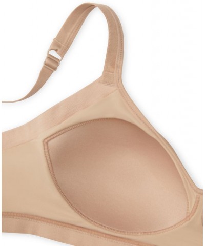 Warners Easy Does It Underarm-Smoothing with Seamless Stretch Wireless Lightly Lined Comfort Bra Toasted Almond Nude 4 $14.00...