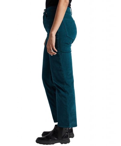 Women's Highly Desirable High Rise Straight Leg Pants Green $40.48 Pants
