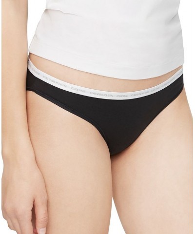 CK One Cotton Singles Bikini Underwear QD3785 Black $10.04 Panty
