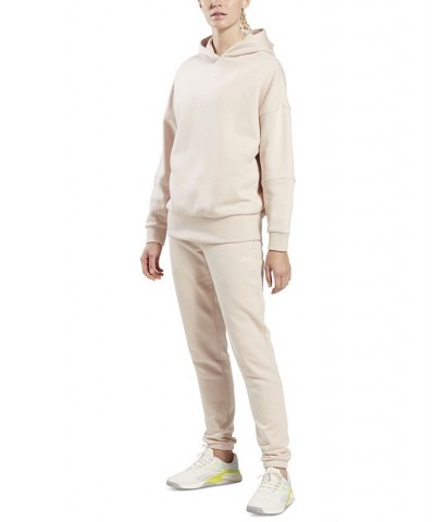 Women's Lux Fleece Pull-On Jogger Pants White $37.80 Pants