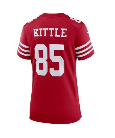 Women's George Kittle Scarlet San Francisco 49ers Player Game Jersey Scarlet $46.20 Jersey