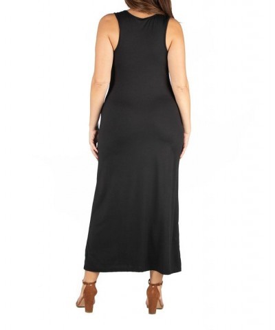 Plus Size Racerback Maxi Dress Black $17.02 Dresses