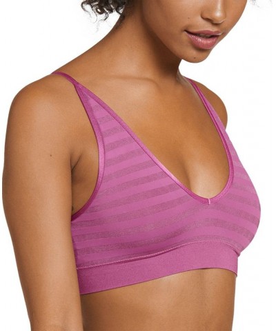 Matte and Shine Removable-Cup Bralette 1312 Hubble Pink $16.08 Bras