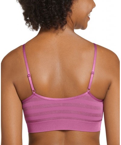 Matte and Shine Removable-Cup Bralette 1312 Hubble Pink $16.08 Bras