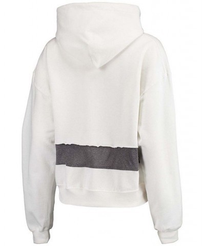 Women's White Arizona Cardinals Crop Pullover Hoodie White $39.20 Sweatshirts