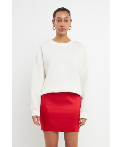 Women's Loungewear Sweatshirt White $40.80 Sweatshirts