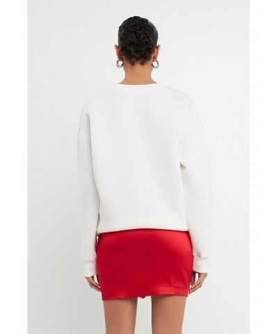Women's Loungewear Sweatshirt White $40.80 Sweatshirts