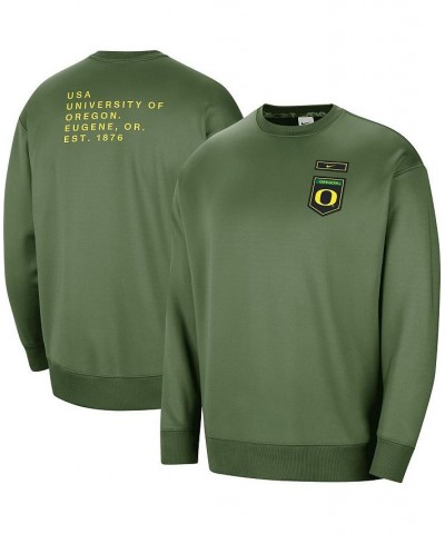 Women's Olive Oregon Ducks Military-Inspired Collection All-Time Performance Crew Pullover Sweatshirt Olive $36.66 Sweatshirts