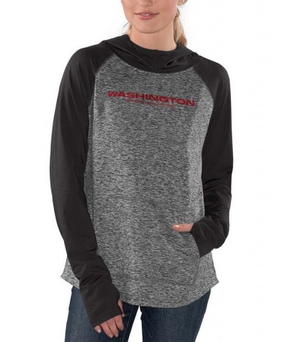 Women's Washington Football Team Championship Ring Pullover Hoodie Heather Gray-Black $41.24 Sweatshirts
