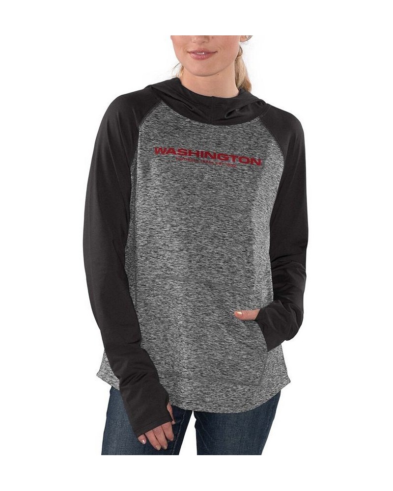 Women's Washington Football Team Championship Ring Pullover Hoodie Heather Gray-Black $41.24 Sweatshirts