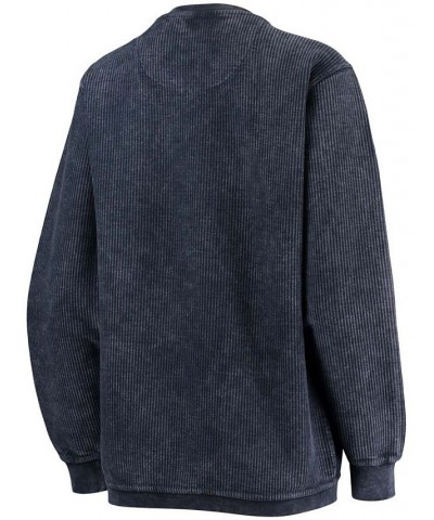 Women's Navy Villanova Wildcats Comfy Cord Vintage-Like Wash Basic Arch Pullover Sweatshirt Navy $42.39 Sweatshirts