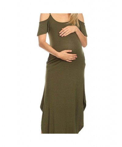 Maternity Lexi Maxi Dress Olive $18.42 Dresses