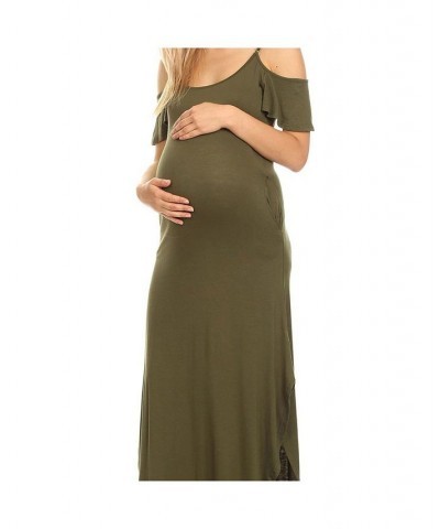 Maternity Lexi Maxi Dress Olive $18.42 Dresses