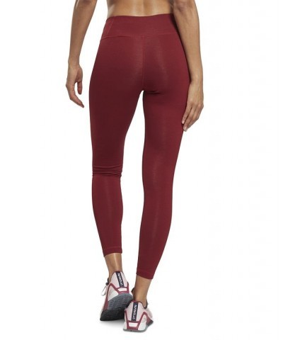 Women's Full Length Leggings Red $17.04 Pants