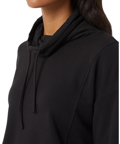 Women's Soft & Cozy Cowlneck Top Black $13.13 Tops