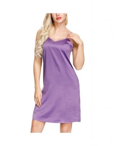 Women's Chemise Lingerie 35" HPS Purple $20.16 Sleepwear