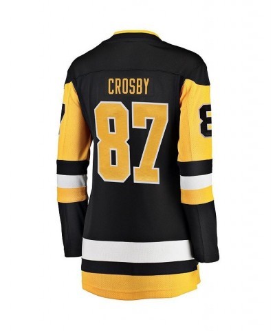 Women's Sidney Crosby Black Pittsburgh Penguins Home Breakaway Player Jersey Black $62.70 Jersey