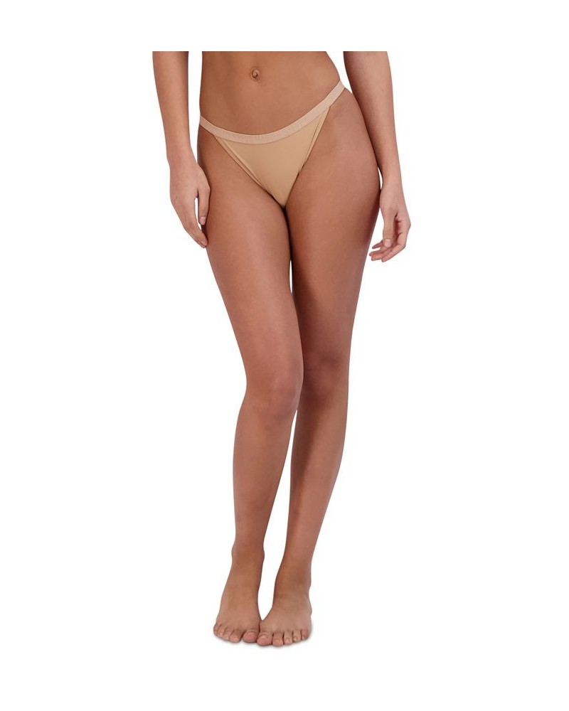 Women's Micro String Bikini Underwear SM12177 Tan/Beige $9.81 Panty