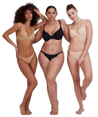 Women's Micro String Bikini Underwear SM12177 Tan/Beige $9.81 Panty