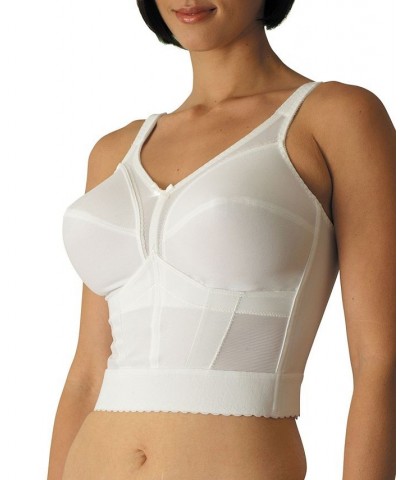 Women's Longline Full Figure Bra White $32.50 Bras