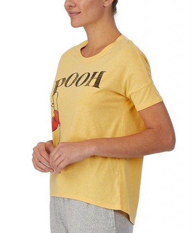 Winnie The Pooh Sleep T-Shirt Yellow $14.99 Sleepwear