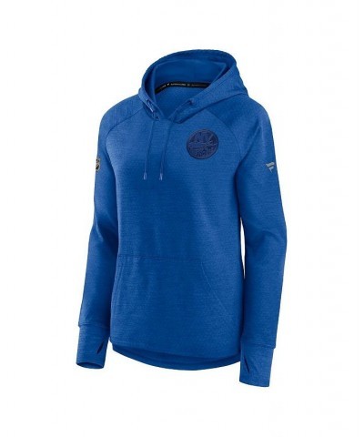 Women's Branded Royal New York Islanders Authentic Pro Road Performance Raglan Pullover Hoodie Royal $38.22 Sweatshirts