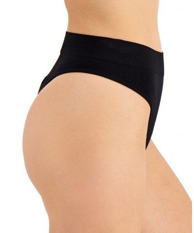 Women's Seamless Ribbed Hi-Cut Thong Antique Rose $8.00 Panty