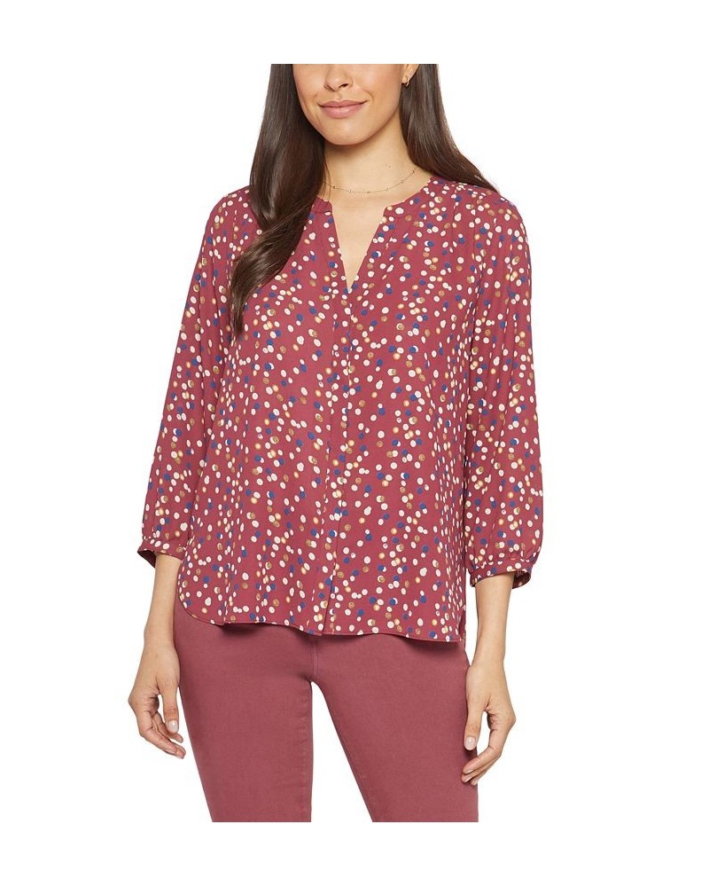 Pleated Blouse Ditsyfield $25.99 Tops