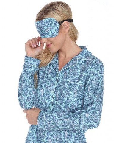 3-Piece Cozy Pajama Set Mint Paisley $21.32 Sleepwear