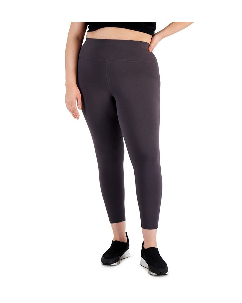 Plus Size 7/8 Leggings Deep Charcoal $15.29 Pants