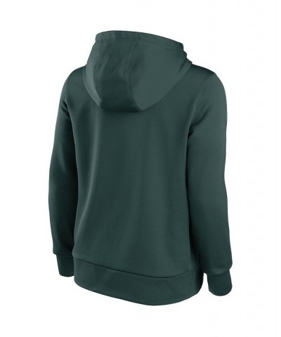 Women's Green Oakland Athletics Authentic Collection Pullover Hoodie Green $45.89 Sweatshirts