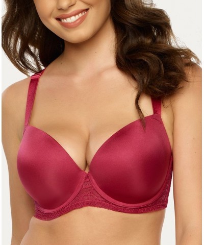 Paramour Women's Carolina Lacerback T-shirt Bra Rouge $18.42 Bras