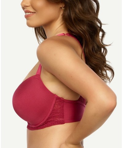 Paramour Women's Carolina Lacerback T-shirt Bra Rouge $18.42 Bras