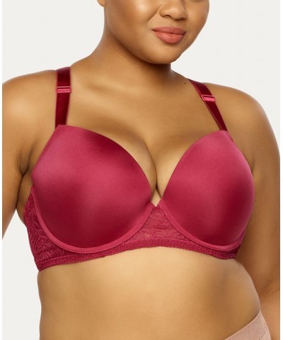 Paramour Women's Carolina Lacerback T-shirt Bra Rouge $18.42 Bras