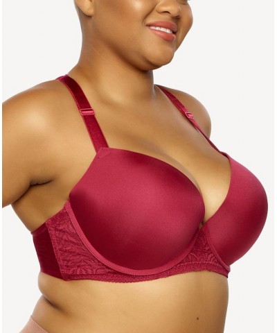 Paramour Women's Carolina Lacerback T-shirt Bra Rouge $18.42 Bras