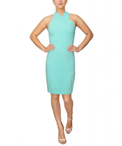 Women's Harland Crisscross Halter Dress Patina $35.19 Dresses