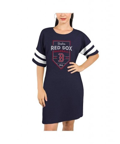 Women's Boston Red Sox Threads Tri-Blend Short Sleeve T-shirt Dress - Navy Navy $30.10 Dresses