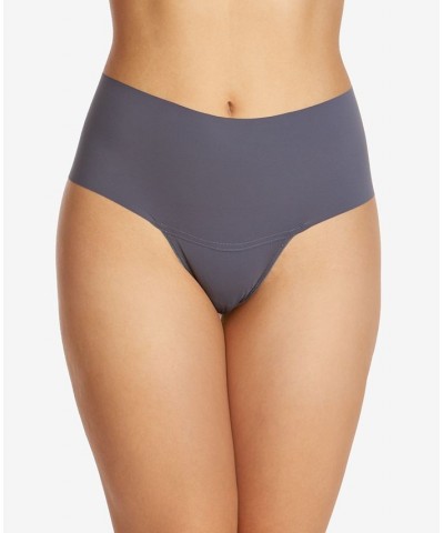 Women's Breathe High-Rise Thong Underwear Gray $12.50 Panty