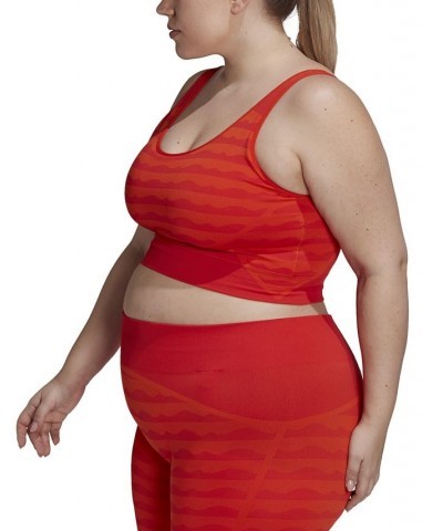 Plus Size Marimekko High Impact Sports Bra Collegiate Orange $20.64 Bras