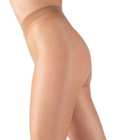 Italian Made Matte Silk Skin 15 Denier Tights Tan/Beige $23.99 Hosiery