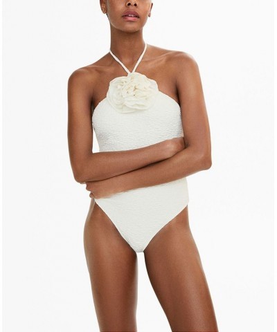 Women's Textured Swimsuit Tan/Beige $45.00 Swimsuits