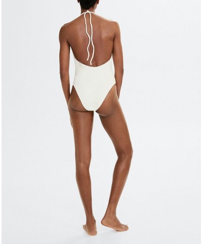 Women's Textured Swimsuit Tan/Beige $45.00 Swimsuits