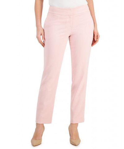 Women's Stretch-Crepe Straight-Leg Pants Tutu Pink $21.56 Pants