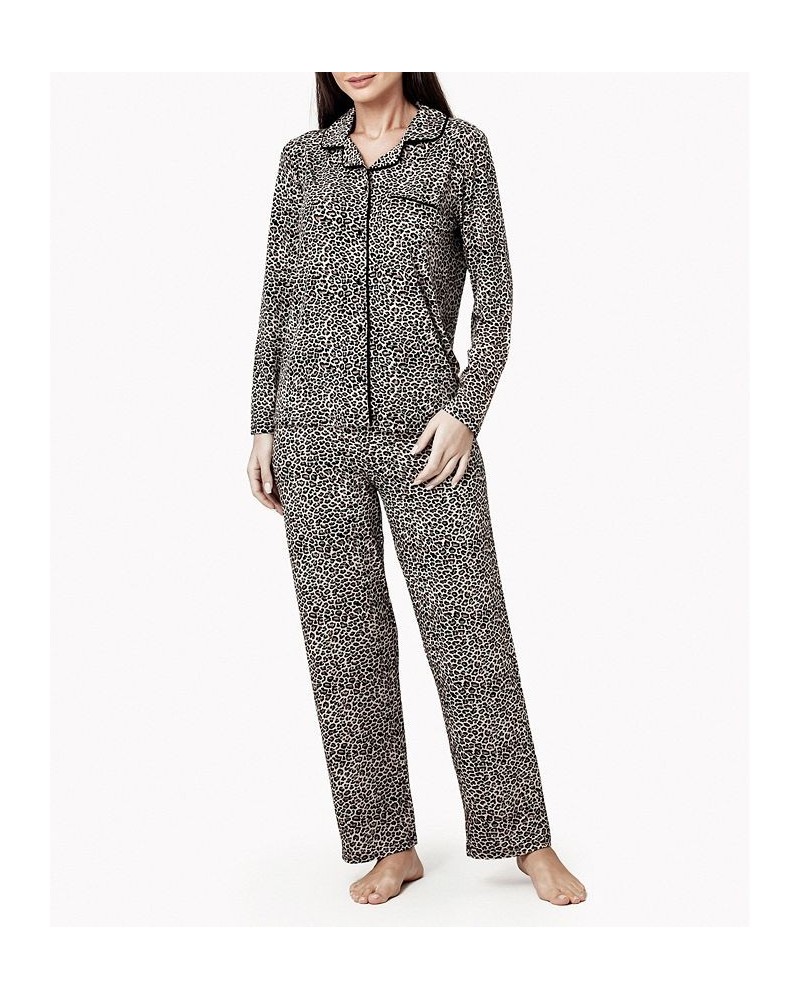 Women's Cat Love Ultra Soft Long-Sleeve Pajama Set Multi $50.49 Sleepwear