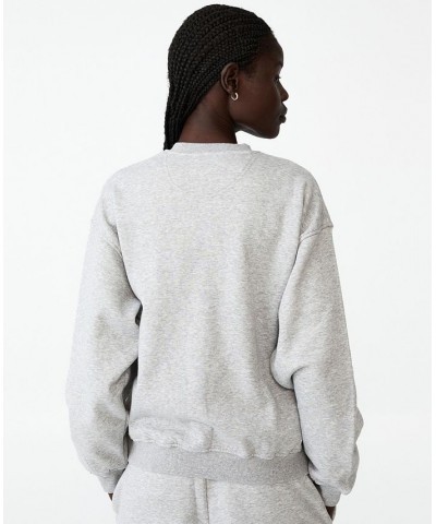 Women's Classic Crew Sweatshirt Grey Marle $23.39 Tops