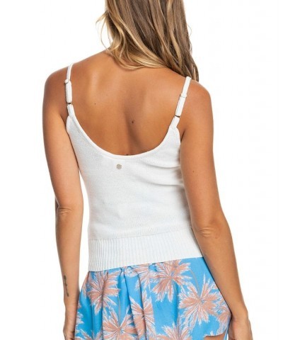 Juniors' Sunrise Club Knit Tank Top Snow White $29.40 Tops