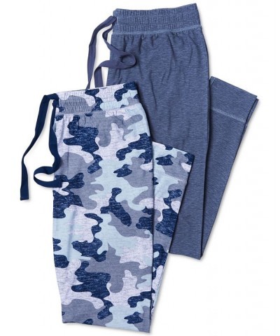 Women's Ultra-Soft Jogger Pajama Bottoms Set of 2 Gray $17.99 Sleepwear