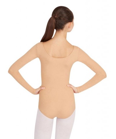 Long Sleeve Leotard Light Suntan $19.91 Tops